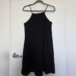 Mango Black Halter Sundress Cocktail